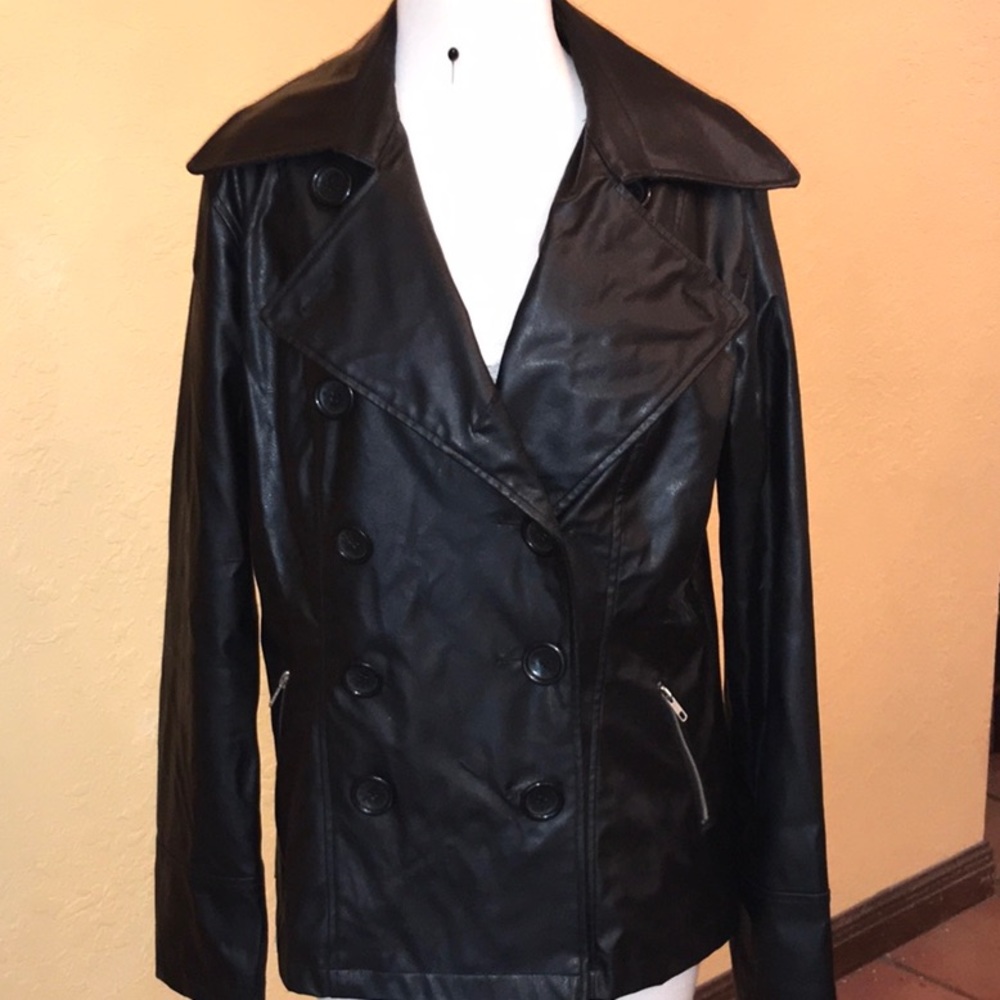 Pleather jacket